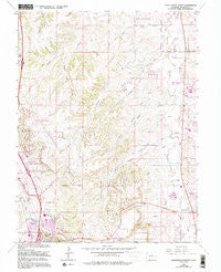 Castle Rock North Colorado Historical topographic map, 1:24000 scale, 7.5 X 7.5 Minute, Year 1965