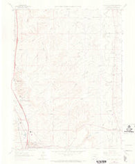 Castle Rock North Colorado Historical topographic map, 1:24000 scale, 7.5 X 7.5 Minute, Year 1965