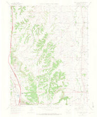 Castle Rock North Colorado Historical topographic map, 1:24000 scale, 7.5 X 7.5 Minute, Year 1965