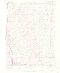 Castle Rock North Colorado Historical topographic map, 1:24000 scale, 7.5 X 7.5 Minute, Year 1965