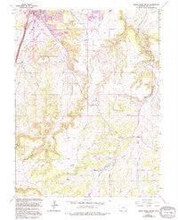 Castle Rock South Colorado Historical topographic map, 1:24000 scale, 7.5 X 7.5 Minute, Year 1965