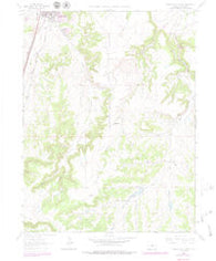 Castle Rock South Colorado Historical topographic map, 1:24000 scale, 7.5 X 7.5 Minute, Year 1965