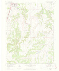 Castle Rock South Colorado Historical topographic map, 1:24000 scale, 7.5 X 7.5 Minute, Year 1965
