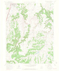 Castle Rock South Colorado Historical topographic map, 1:24000 scale, 7.5 X 7.5 Minute, Year 1965