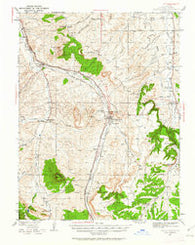 Castle Rock Colorado Historical topographic map, 1:62500 scale, 15 X 15 Minute, Year 1940