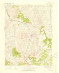 Castle Rock Colorado Historical topographic map, 1:62500 scale, 15 X 15 Minute, Year 1940