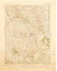 Castle Rock Colorado Historical topographic map, 1:62500 scale, 15 X 15 Minute, Year 1945