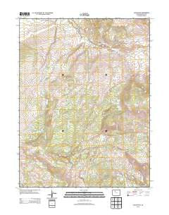 Castle Peak Colorado Historical topographic map, 1:24000 scale, 7.5 X 7.5 Minute, Year 2013