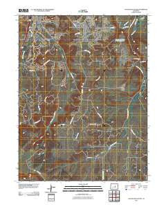 Castle Rock South Colorado Historical topographic map, 1:24000 scale, 7.5 X 7.5 Minute, Year 2010