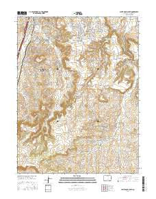 Castle Rock South Colorado Current topographic map, 1:24000 scale, 7.5 X 7.5 Minute, Year 2016