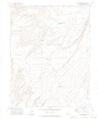 Casto Reservoir Colorado Historical topographic map, 1:24000 scale, 7.5 X 7.5 Minute, Year 1972