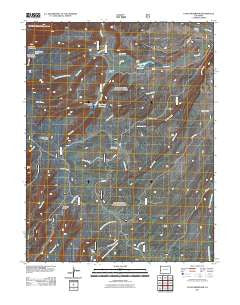 Casto Reservoir Colorado Historical topographic map, 1:24000 scale, 7.5 X 7.5 Minute, Year 2011