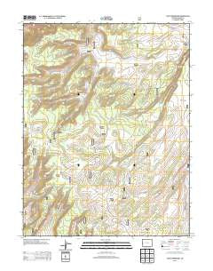Casto Reservoir Colorado Historical topographic map, 1:24000 scale, 7.5 X 7.5 Minute, Year 2013