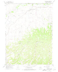 Castor Gulch Colorado Historical topographic map, 1:24000 scale, 7.5 X 7.5 Minute, Year 1966