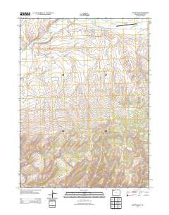 Castor Gulch Colorado Historical topographic map, 1:24000 scale, 7.5 X 7.5 Minute, Year 2013