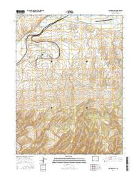 Castor Gulch Colorado Current topographic map, 1:24000 scale, 7.5 X 7.5 Minute, Year 2016