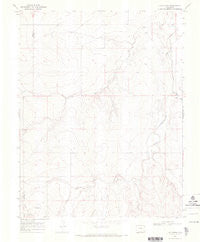 Cat Creek Colorado Historical topographic map, 1:24000 scale, 7.5 X 7.5 Minute, Year 1968