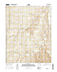 Cat Creek Colorado Current topographic map, 1:24000 scale, 7.5 X 7.5 Minute, Year 2016