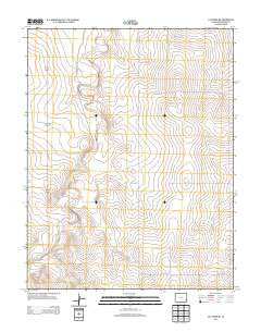 Cat Creek NE Colorado Historical topographic map, 1:24000 scale, 7.5 X 7.5 Minute, Year 2013