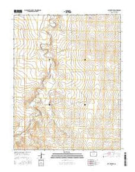 Cat Creek NE Colorado Current topographic map, 1:24000 scale, 7.5 X 7.5 Minute, Year 2016