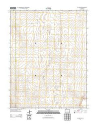 Cat Creek NW Colorado Historical topographic map, 1:24000 scale, 7.5 X 7.5 Minute, Year 2013
