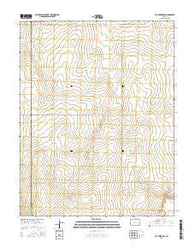 Cat Creek NW Colorado Current topographic map, 1:24000 scale, 7.5 X 7.5 Minute, Year 2016