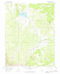 Cathedral Peak Colorado Historical topographic map, 1:24000 scale, 7.5 X 7.5 Minute, Year 1957