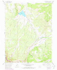 Cathedral Peak Colorado Historical topographic map, 1:24000 scale, 7.5 X 7.5 Minute, Year 1957