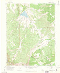 Cathedral Peak Colorado Historical topographic map, 1:24000 scale, 7.5 X 7.5 Minute, Year 1957