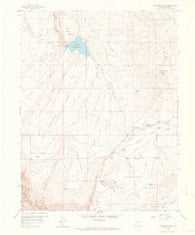 Cathedral Peak Colorado Historical topographic map, 1:24000 scale, 7.5 X 7.5 Minute, Year 1957