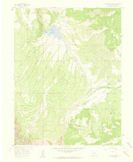 Cathedral Peak Colorado Historical topographic map, 1:24000 scale, 7.5 X 7.5 Minute, Year 1957