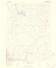 Cathedral Peak Colorado Historical topographic map, 1:24000 scale, 7.5 X 7.5 Minute, Year 1957