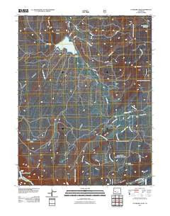 Cathedral Peak Colorado Historical topographic map, 1:24000 scale, 7.5 X 7.5 Minute, Year 2011
