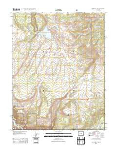 Cathedral Peak Colorado Historical topographic map, 1:24000 scale, 7.5 X 7.5 Minute, Year 2013