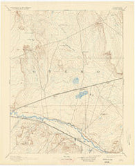 Catlin Colorado Historical topographic map, 1:125000 scale, 30 X 30 Minute, Year 1893