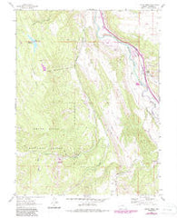 Cattle Creek Colorado Historical topographic map, 1:24000 scale, 7.5 X 7.5 Minute, Year 1961