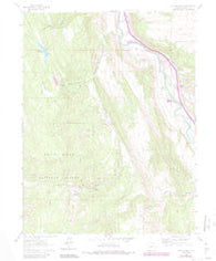 Cattle Creek Colorado Historical topographic map, 1:24000 scale, 7.5 X 7.5 Minute, Year 1961