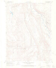 Cattle Creek Colorado Historical topographic map, 1:24000 scale, 7.5 X 7.5 Minute, Year 1961