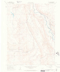 Cattle Creek Colorado Historical topographic map, 1:24000 scale, 7.5 X 7.5 Minute, Year 1961