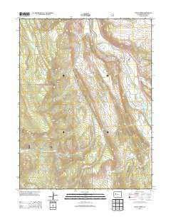 Cattle Creek Colorado Historical topographic map, 1:24000 scale, 7.5 X 7.5 Minute, Year 2013