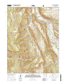 Cattle Creek Colorado Current topographic map, 1:24000 scale, 7.5 X 7.5 Minute, Year 2016