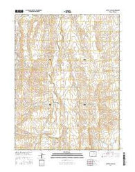 Cattle Gulch Colorado Current topographic map, 1:24000 scale, 7.5 X 7.5 Minute, Year 2016