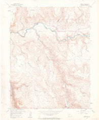 Cebolla Colorado Historical topographic map, 1:24000 scale, 7.5 X 7.5 Minute, Year 1954