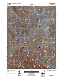 Cedar Knob Colorado Historical topographic map, 1:24000 scale, 7.5 X 7.5 Minute, Year 2010
