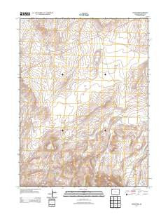 Cedar Knob Colorado Historical topographic map, 1:24000 scale, 7.5 X 7.5 Minute, Year 2013