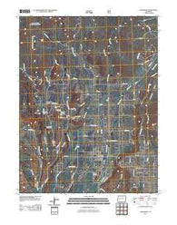 Cedaredge Colorado Historical topographic map, 1:24000 scale, 7.5 X 7.5 Minute, Year 2011
