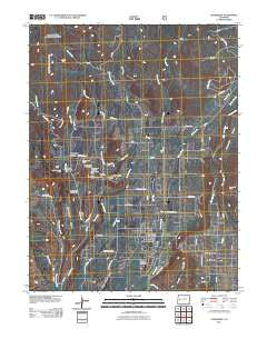 Cedaredge Colorado Historical topographic map, 1:24000 scale, 7.5 X 7.5 Minute, Year 2011