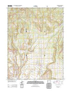 Cedaredge Colorado Historical topographic map, 1:24000 scale, 7.5 X 7.5 Minute, Year 2013