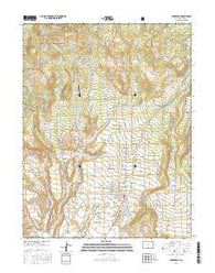 Cedaredge Colorado Current topographic map, 1:24000 scale, 7.5 X 7.5 Minute, Year 2016
