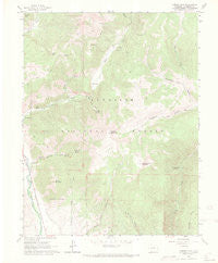 Cement Mountain Colorado Historical topographic map, 1:24000 scale, 7.5 X 7.5 Minute, Year 1961